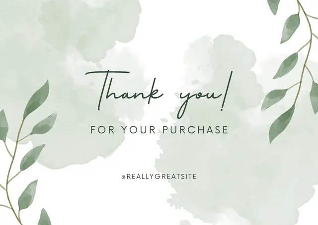 Thank You Cards